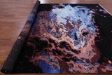 Modern Handmade Wool & Silk Rug - 7' 11" X 10' 2" - Golden Nile