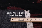 Modern Handmade Wool & Silk Rug - 7' 11" X 10' 2" - Golden Nile