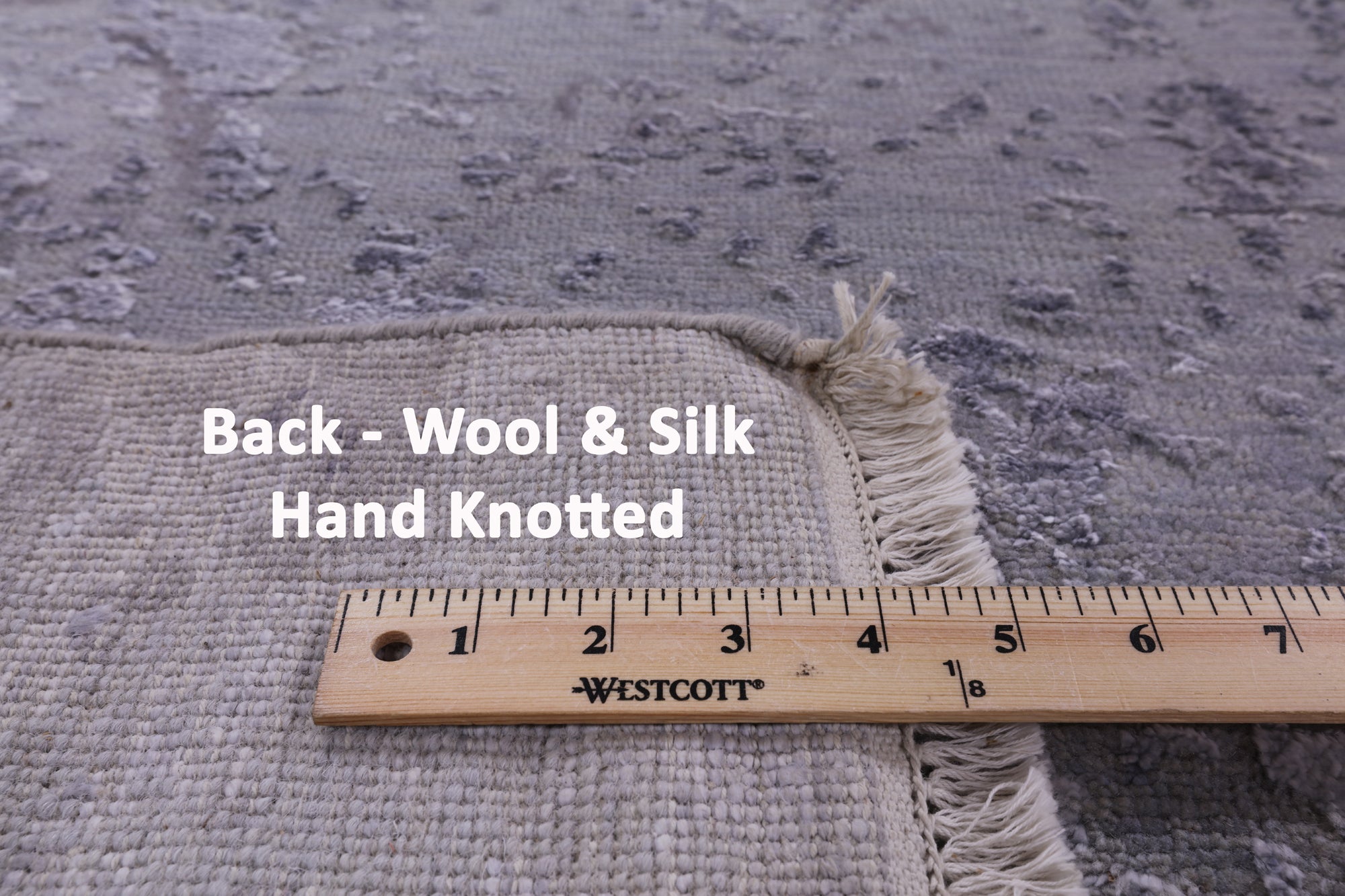 Modern Handmade Wool & Silk Rug - 8' 2" X 10' 1" - Golden Nile