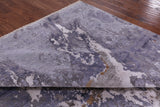 Modern Handmade Wool & Silk Rug - 8' 2" X 10' 1" - Golden Nile