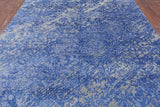 Modern Handmade Wool & Silk Rug - 7' 11" X 9' 11" - Golden Nile