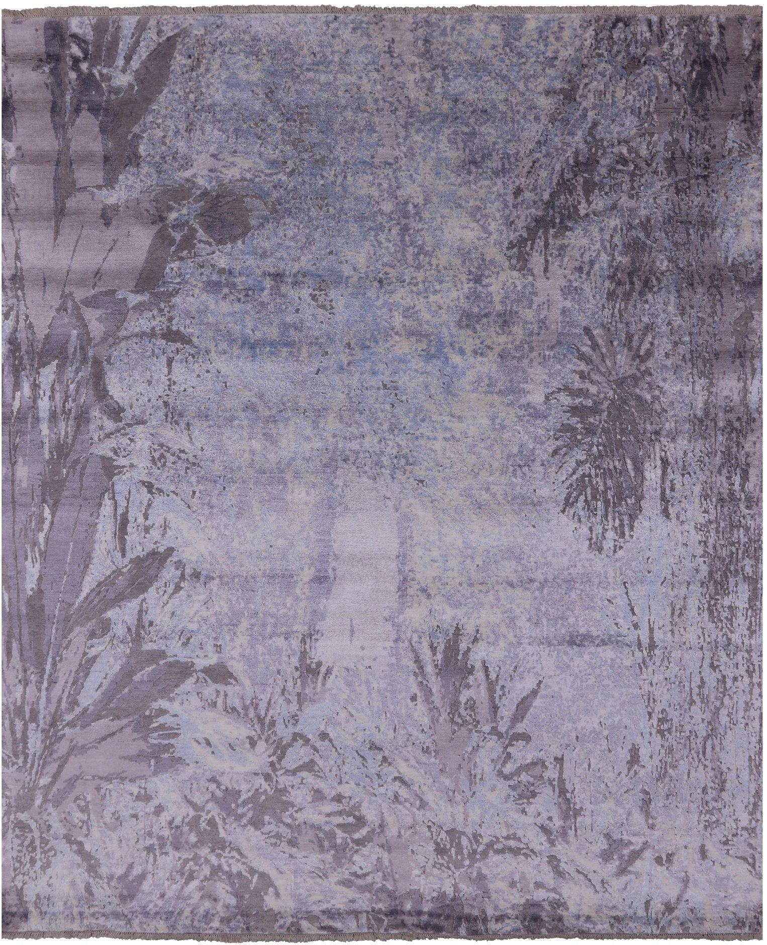 Modern Handmade Wool & Silk Rug - 8' 2" X 10' 2" - Golden Nile