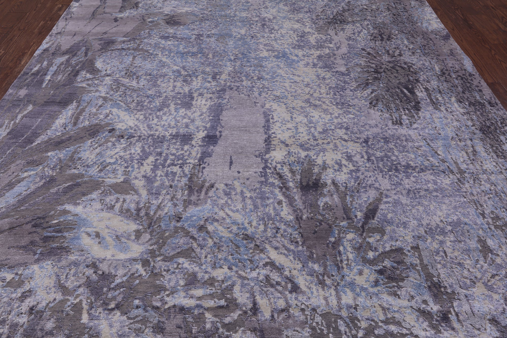 Modern Handmade Wool & Silk Rug - 8' 2" X 10' 2" - Golden Nile