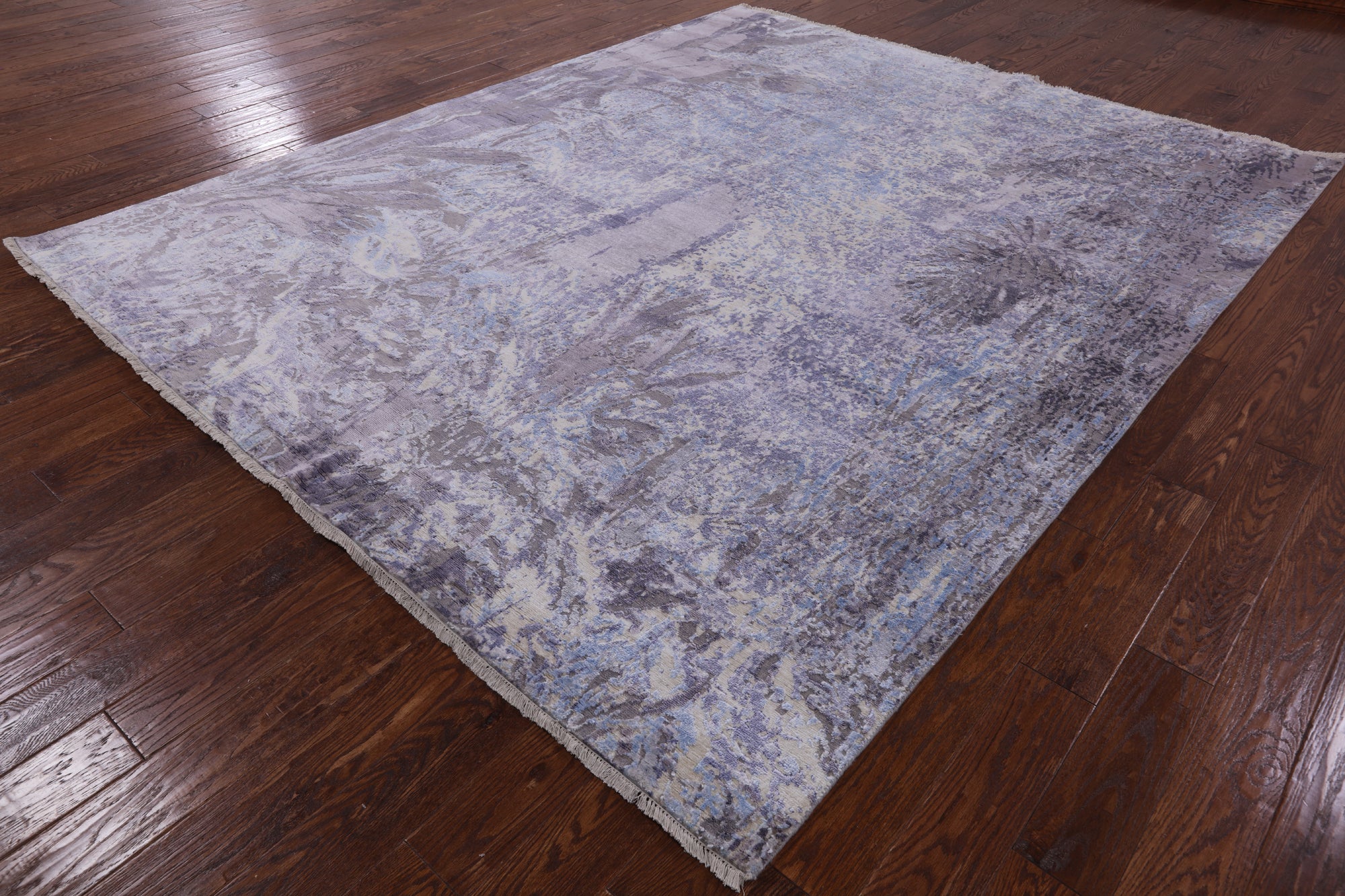 Modern Handmade Wool & Silk Rug - 8' 2" X 10' 2" - Golden Nile