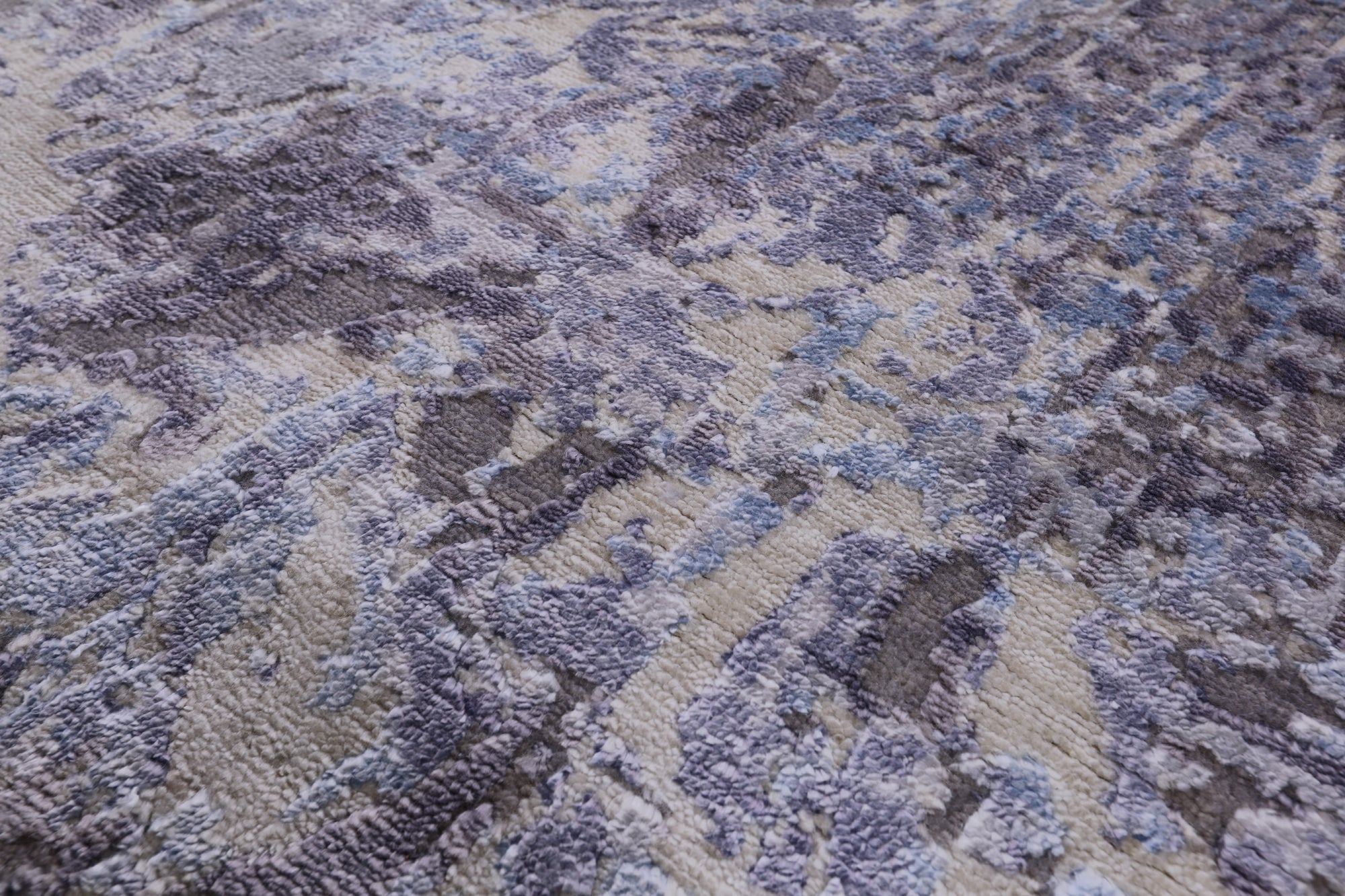 Modern Handmade Wool & Silk Rug - 8' 2" X 10' 2" - Golden Nile