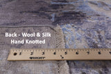 Modern Handmade Wool & Silk Rug - 8' 2" X 10' 2" - Golden Nile
