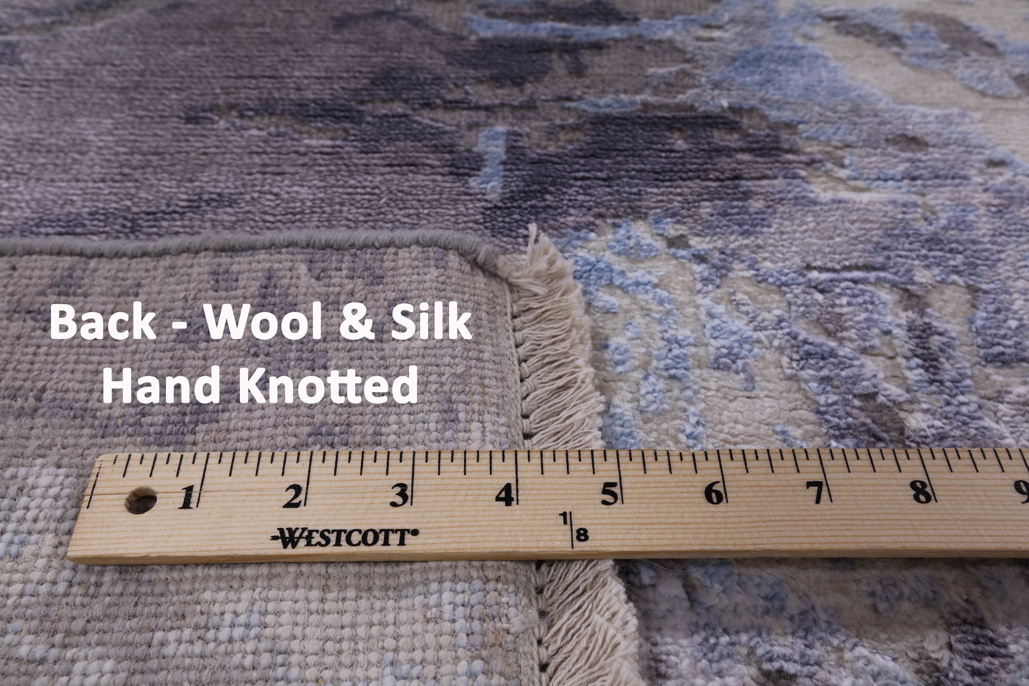 Modern Handmade Wool & Silk Rug - 8' 2" X 10' 2" - Golden Nile
