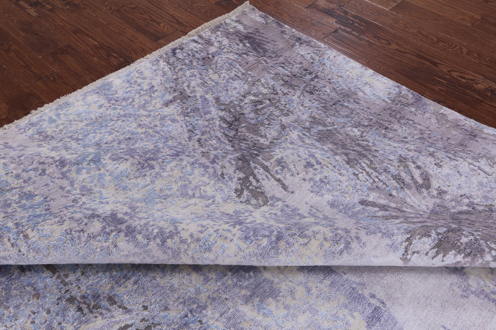 Modern Handmade Wool & Silk Rug - 8' 2" X 10' 2" - Golden Nile