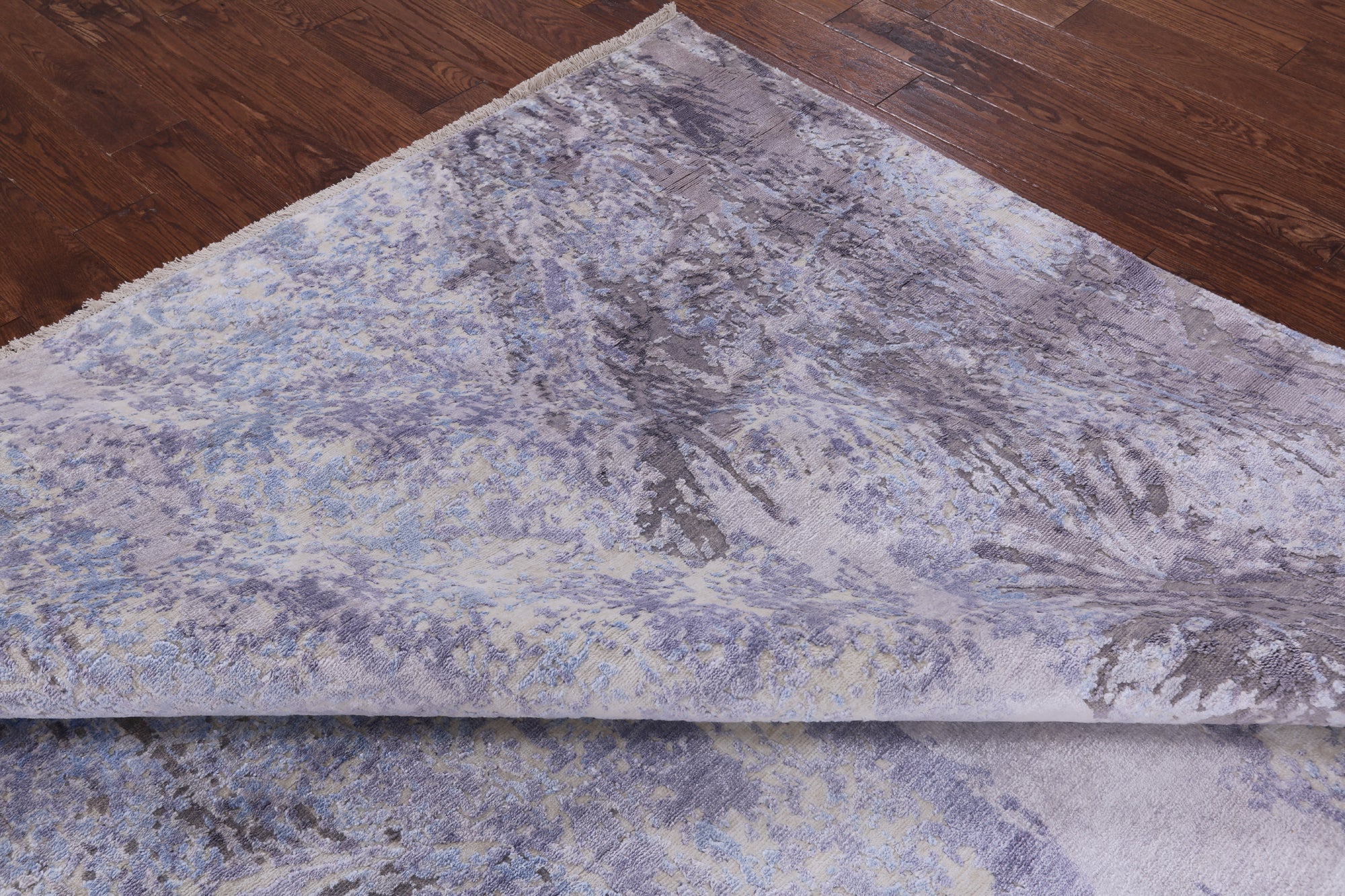 Modern Handmade Wool & Silk Rug - 8' 2" X 10' 2" - Golden Nile