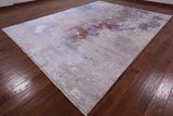 Modern Hand Knotted Wool & Silk Rug - 9' 1" X 12' 0" - Golden Nile