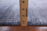 Grey Savannah Grass Hand Knotted Wool & Silk Rug - 8' 1" X 11' 3" - Golden Nile