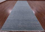 Savannah Grass Hand Knotted Wool & Silk Rug - 5' 11" X 18' 0" - Golden Nile
