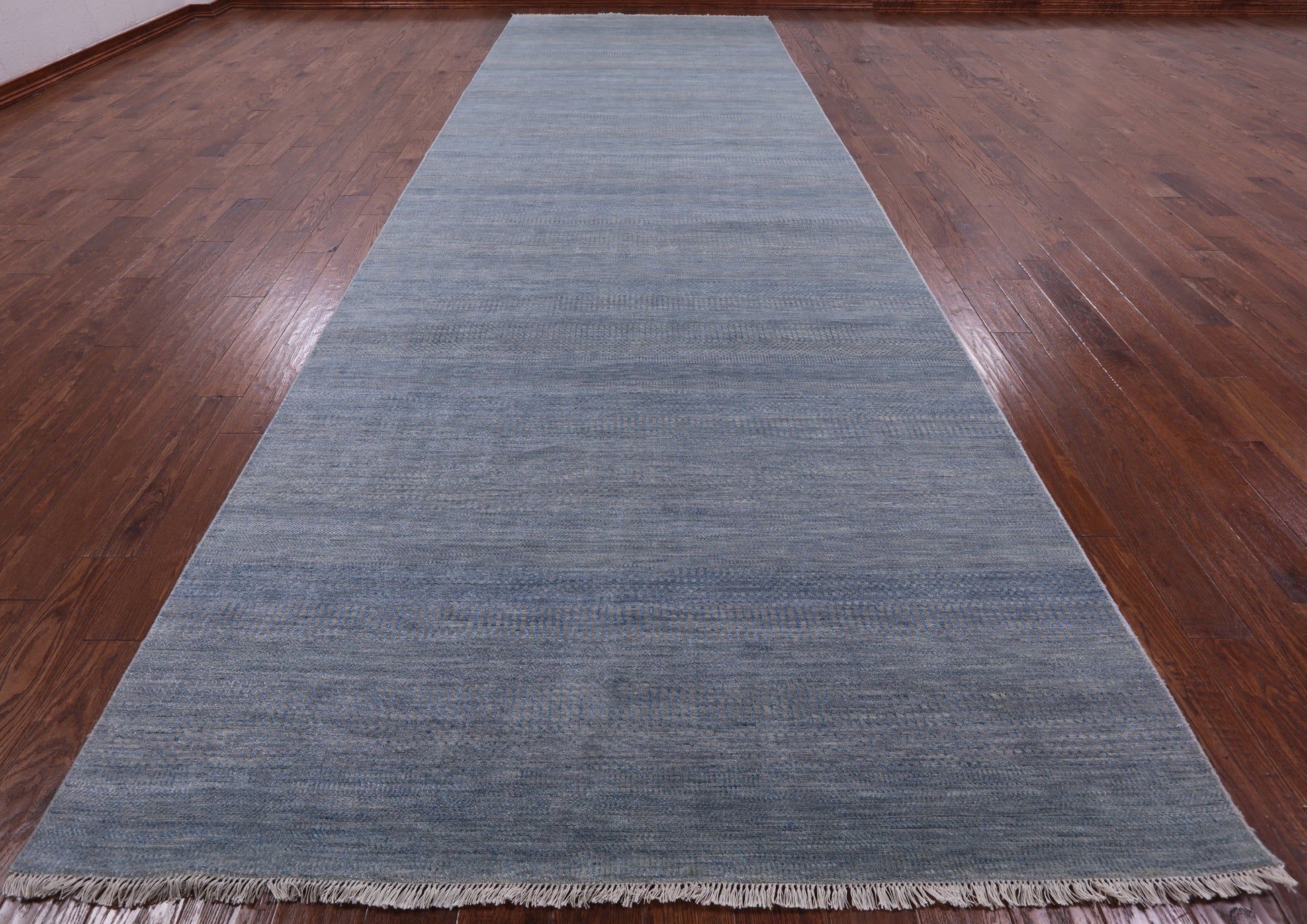 Savannah Grass Hand Knotted Wool & Silk Rug - 5' 11" X 18' 0" - Golden Nile