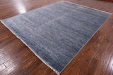 Savannah Grass Handmade Wool & Silk Rug - 8' 0" X 9' 11" - Golden Nile