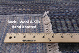 Savannah Grass Handmade Wool & Silk Rug - 8' 0" X 9' 11" - Golden Nile
