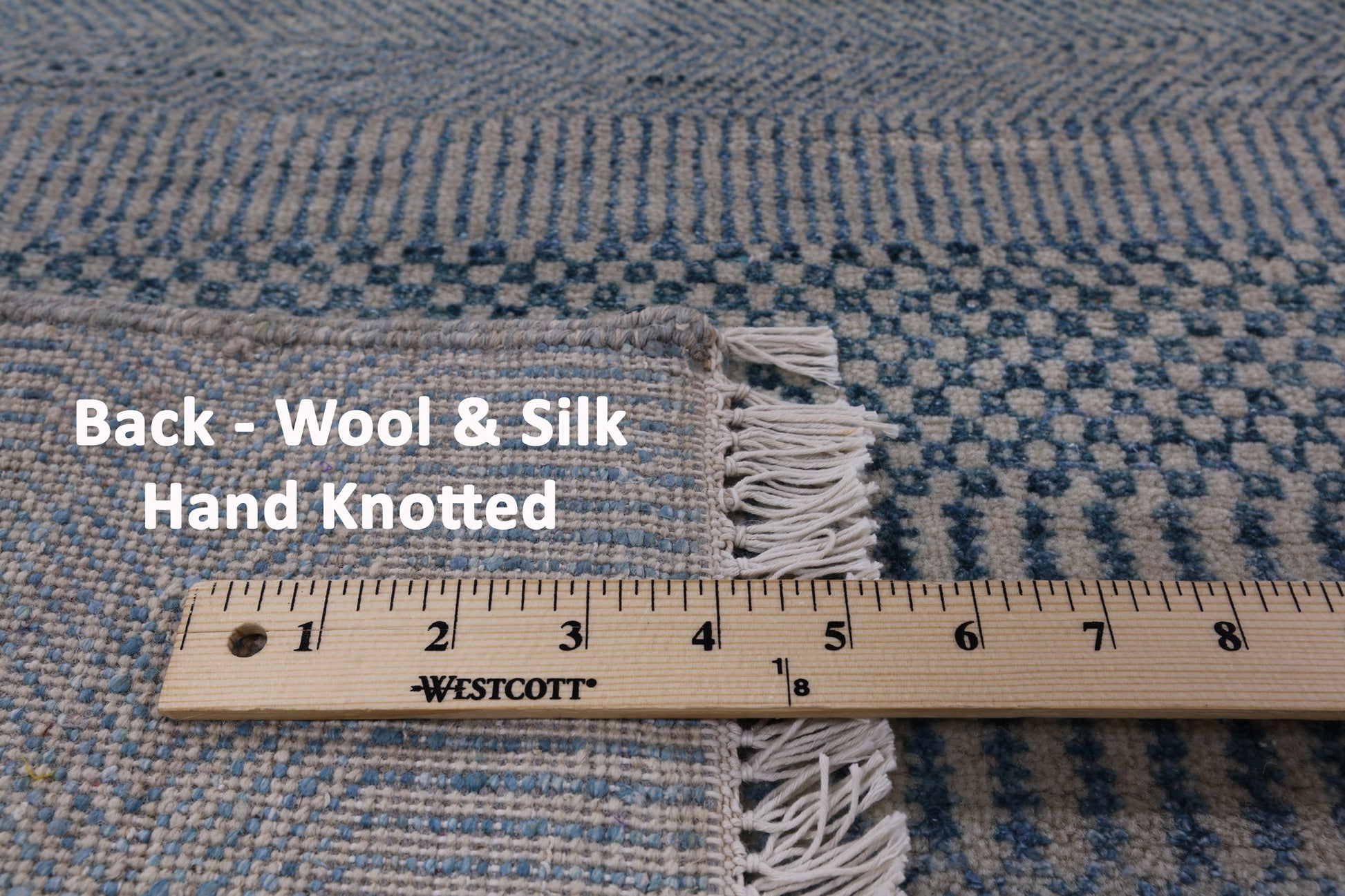 Savannah Grass Hand-Knotted Wool & Silk Rug - 9' 0" X 12' 0" - Golden Nile