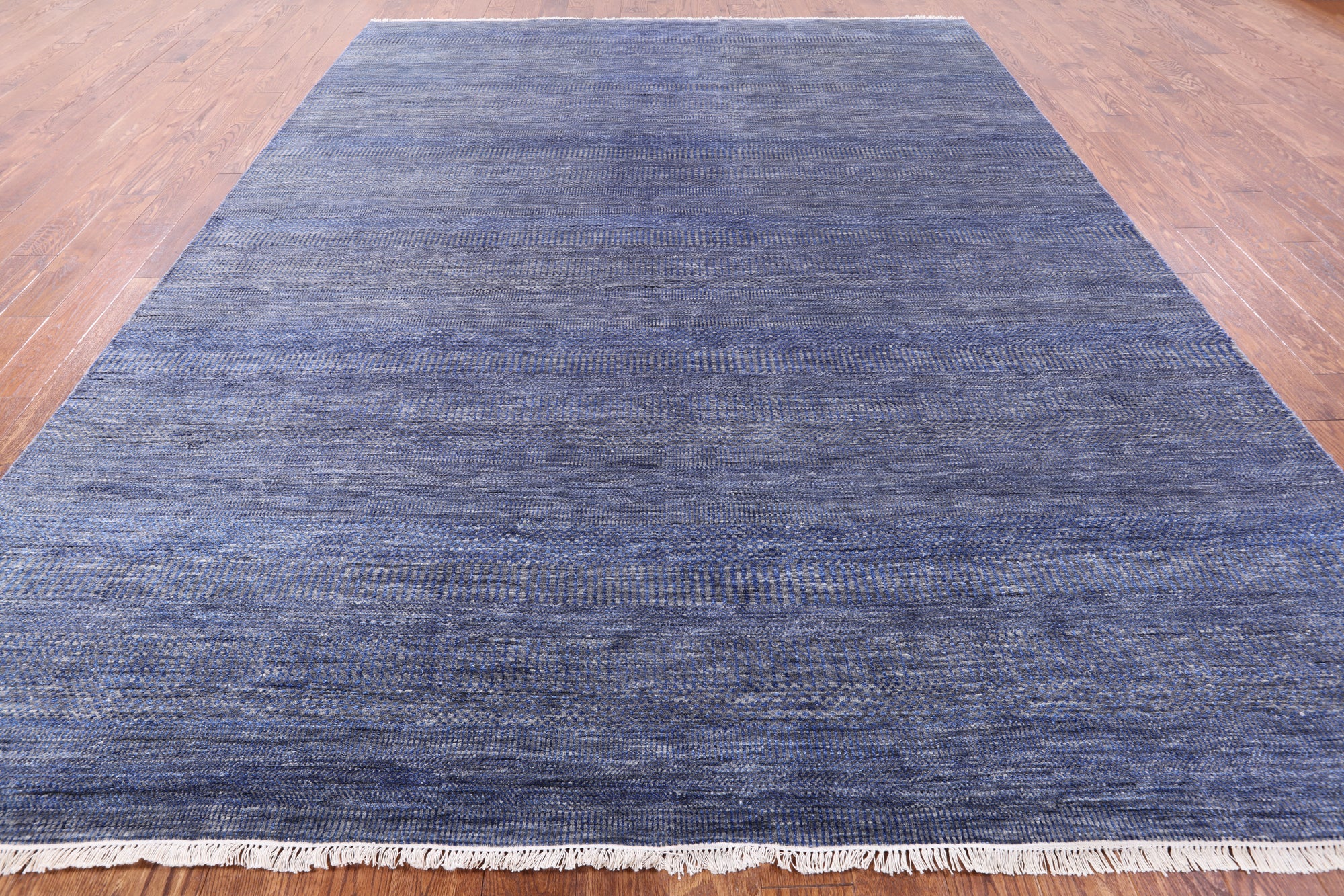 Savannah Grass Hand Knotted Wool & Silk Rug - 8' 11" X 12' 0" - Golden Nile