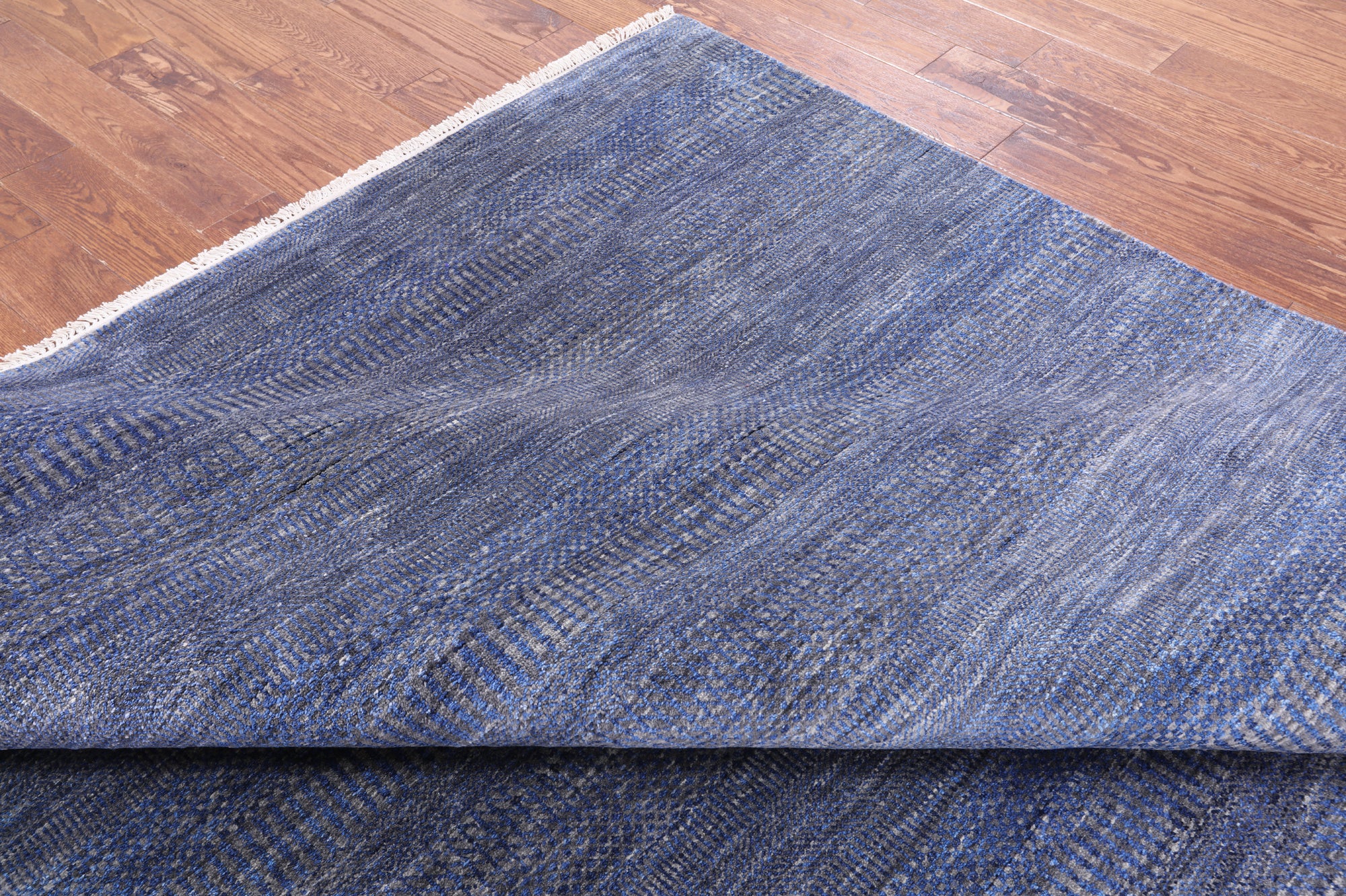 Savannah Grass Hand Knotted Wool & Silk Rug - 8' 11" X 12' 0" - Golden Nile
