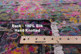 Persian Handmade Silk Rug - 8' 0" X 10' 4" - Golden Nile
