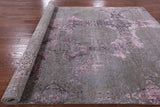 Modern Hand Knotted Wool & Silk Rug - 6' 5" X 9' 5" - Golden Nile