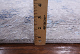 Grey Modern Handmade Wool & Silk Rug - 7' 9" X 10' 2" - Golden Nile