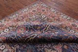 Blue Fine Serapi Hand Knotted 100% Silk Rug - 8' 0" X 10' 2" - Golden Nile