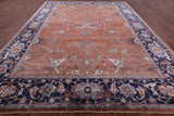 Fine Serapi Hand-Knotted 100% Silk Rug - 9' 1" X 12' 0" - Golden Nile