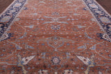 Fine Serapi Hand-Knotted Silk Rug - 9' 1" X 12' 0" - Golden Nile