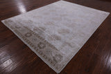 Fine Serapi Hand Knotted 100% Silk Rug - 7' 11" X 10' 2" - Golden Nile