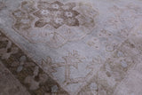 Fine Serapi Hand Knotted 100% Silk Rug - 7' 11" X 10' 2" - Golden Nile
