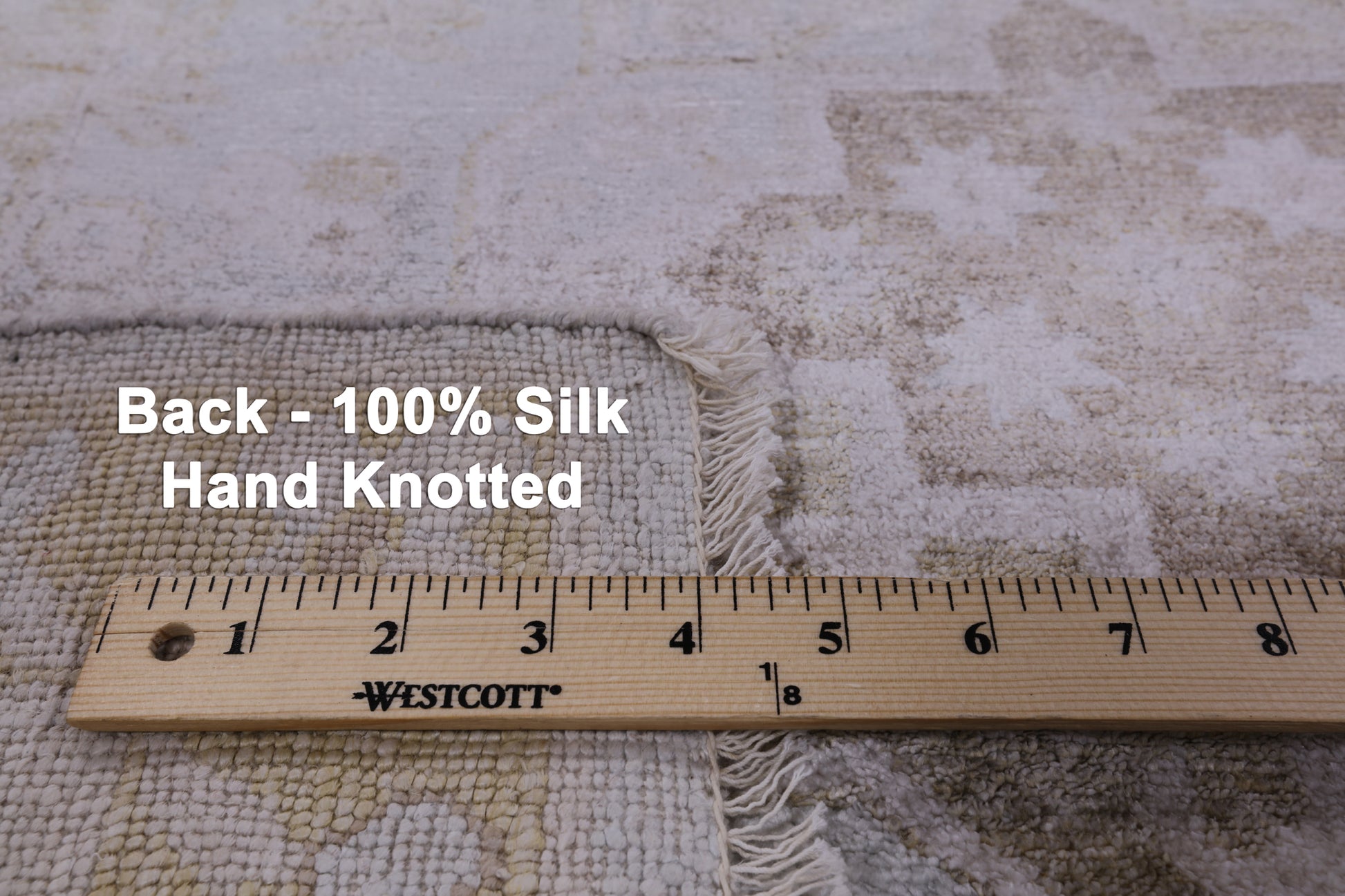 Fine Serapi Hand Knotted 100% Silk Rug - 7' 11" X 10' 2" - Golden Nile