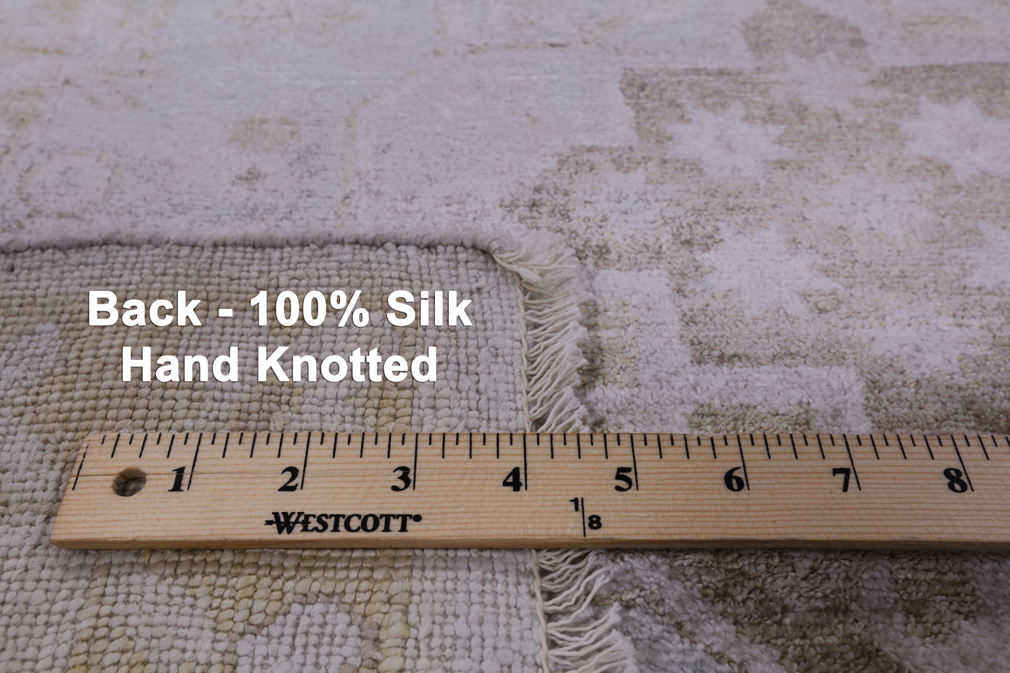 Fine Serapi Hand Knotted 100% Silk Rug - 7' 11" X 10' 2" - Golden Nile