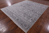 Grey Persian Hand-Knotted Wool Rug - 8' 3" X 9' 10" - Golden Nile