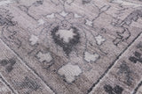 Grey Persian Hand-Knotted Wool Rug - 8' 3" X 9' 10" - Golden Nile