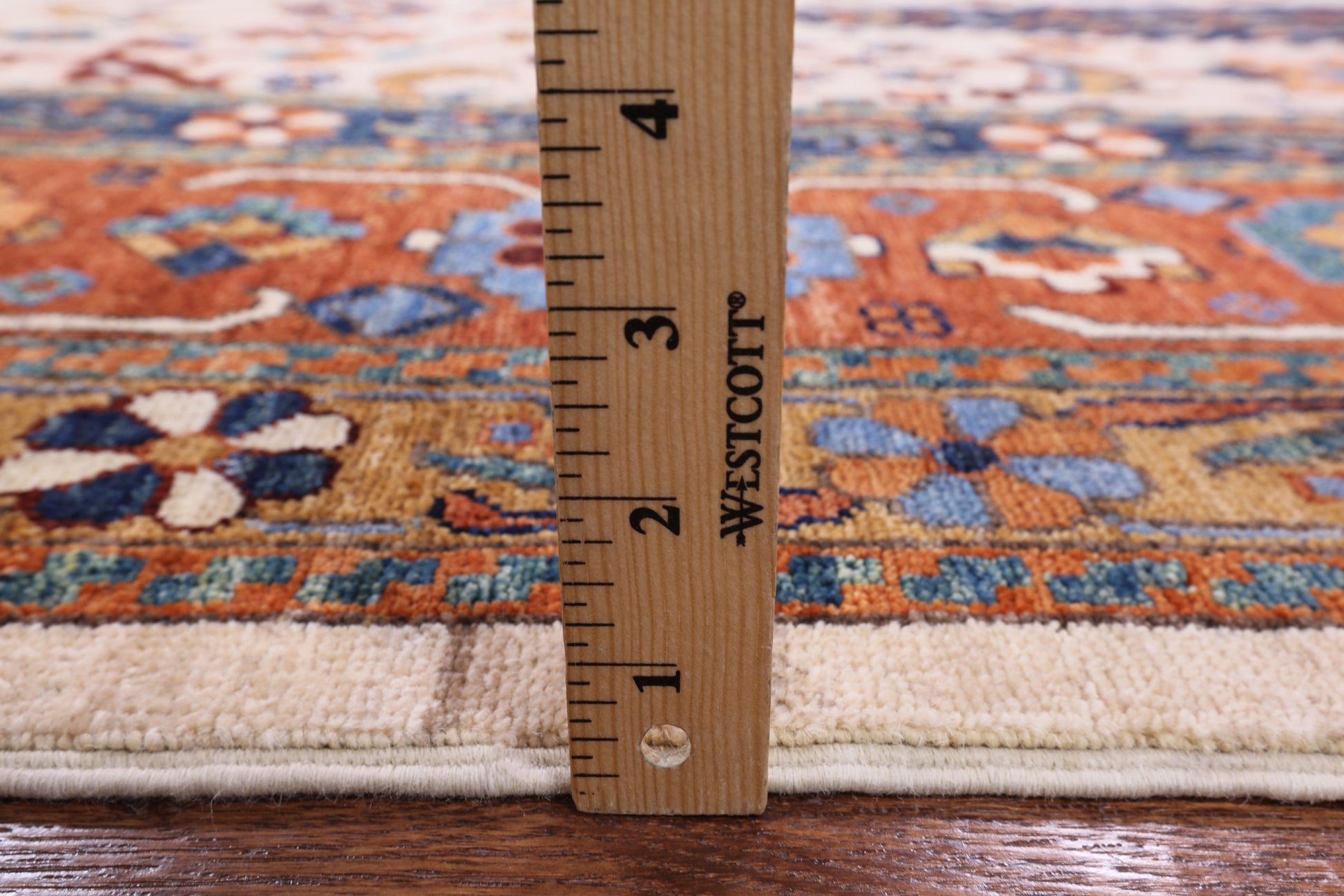 Ivory Cypress Tree Hand Knotted Wool Rug - 10' 0" X 14' 1" - Golden Nile