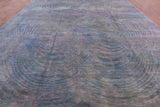 Full Pile Overdyed Hand Knotted Wool Rug - 11' 10" X 17' 6" - Golden Nile