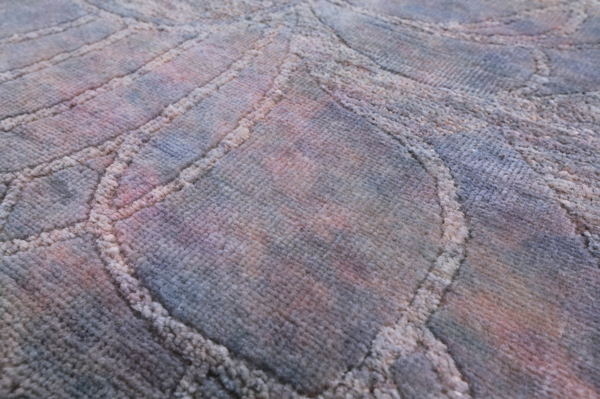 Full Pile Overdyed Hand Knotted Wool Rug - 11' 10" X 17' 6" - Golden Nile