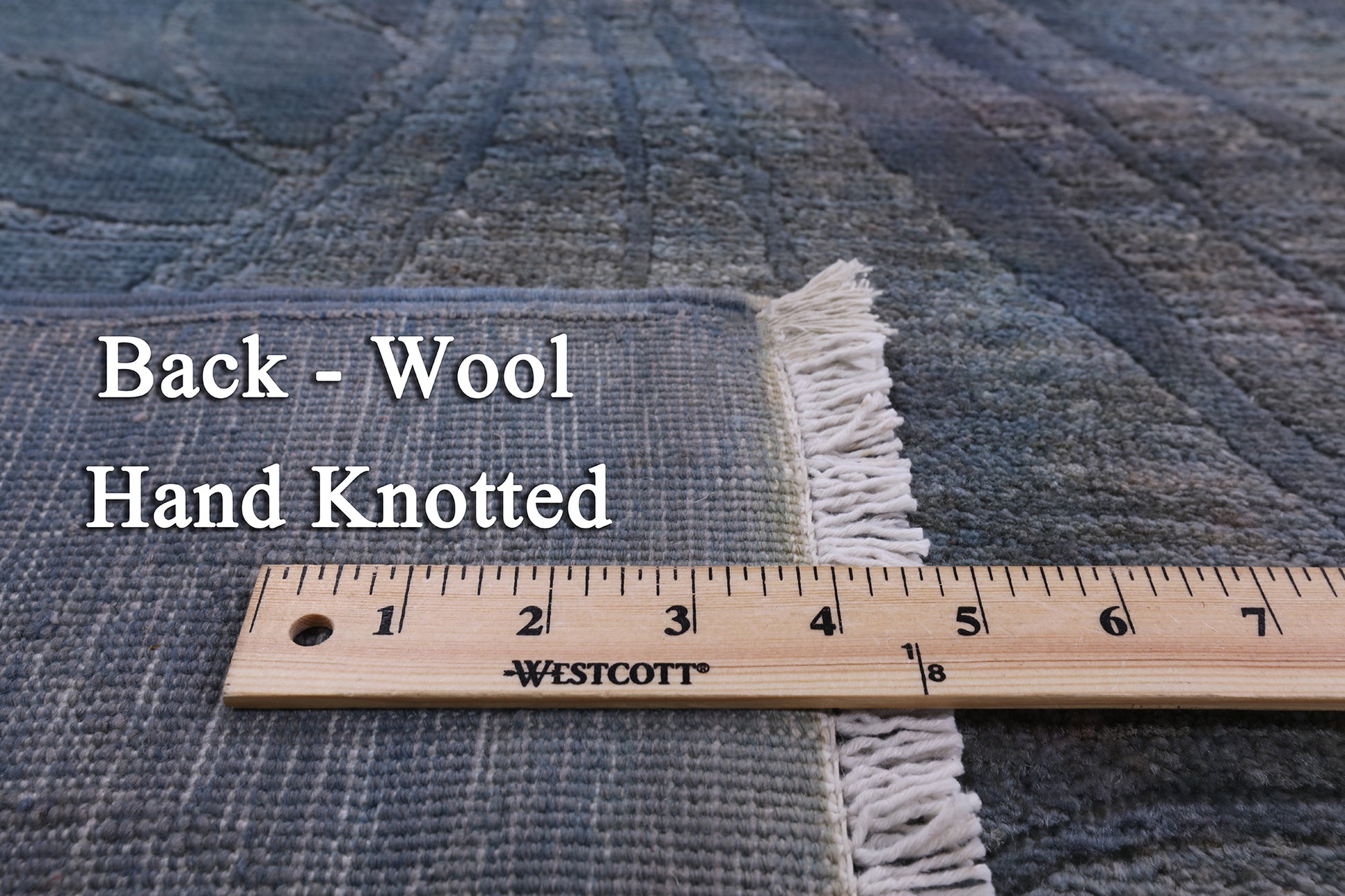 Full Pile Overdyed Hand Knotted Wool Rug - 11' 10" X 17' 6" - Golden Nile