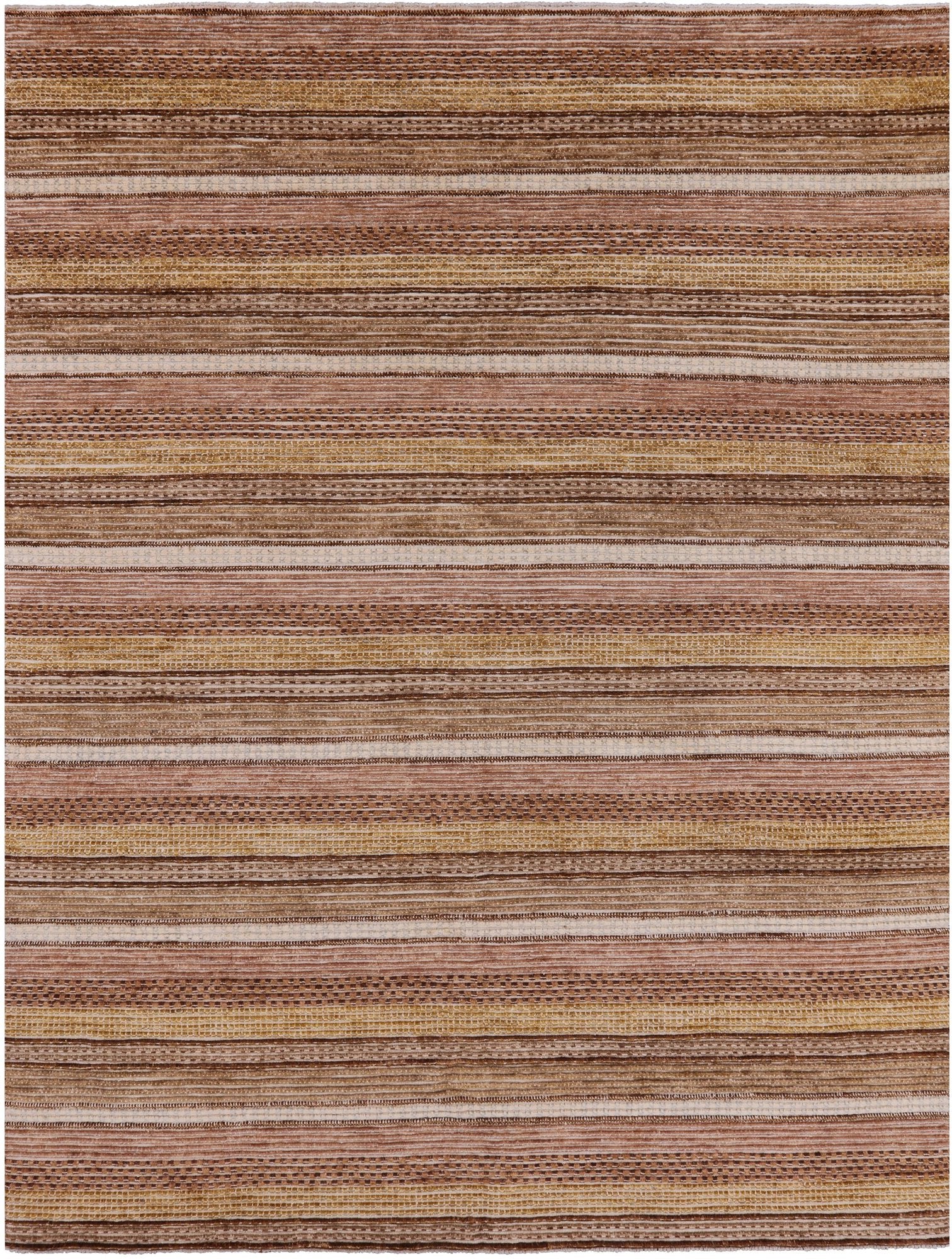 Persian Gabbeh Hand Knotted Wool Rug - 7' 9" X 10' 3" - Golden Nile