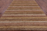 Persian Gabbeh Hand Knotted Wool Rug - 7' 9" X 10' 3" - Golden Nile