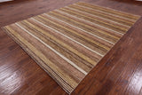 Persian Gabbeh Hand Knotted Wool Rug - 7' 9" X 10' 3" - Golden Nile