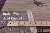 Ivory William Morris Handmade Wool Rug - 8' 1" X 10' 0" - Golden Nile