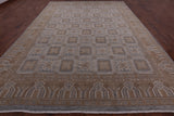 Traditional Hand Knotted Rug - 9' 9" X 13' 7" - Golden Nile