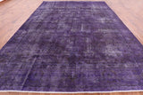 Persian Overdyed Handmade Wool Rug - 9' 4" X 12' 9" - Golden Nile