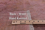 Overdyed Full Pile Handmade Wool Rug - 8' 10" X 11' 9" - Golden Nile
