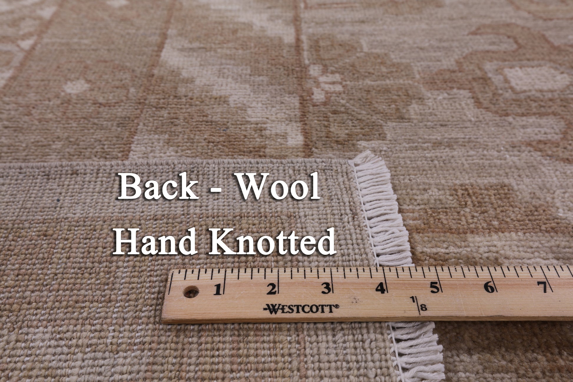 Traditional Handmade Rug - 9' 1" X 11' 3" - Golden Nile