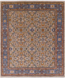 Fine Serapi Hand Knotted Wool Rug - 8' 1" X 9' 6" - Golden Nile