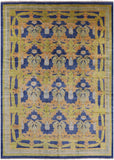 William Morris Handmade Wool Rug - 11' 9" X 16' 1" - Golden Nile