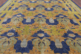 William Morris Handmade Wool Rug - 11' 9" X 16' 1" - Golden Nile