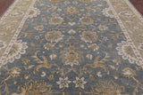 Peshawar Hand-Knotted Wool Rug - 9' 2" X 12' 2" - Golden Nile